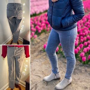 m jeans by Maurices™ Gray Mid Rise Jegging – Size Large, Length Regular